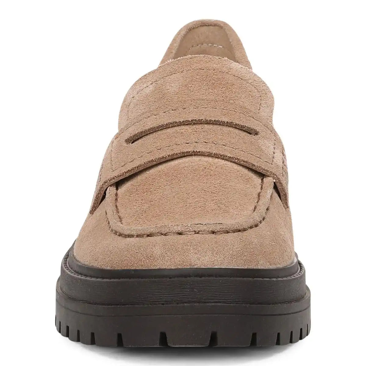 Georgia Lug Sole Loafer Desert Sand Suede
