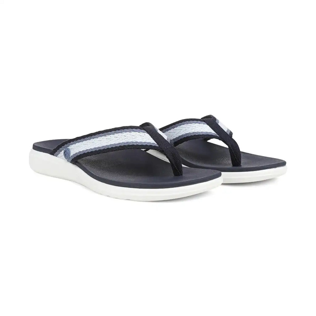 Beach Indigo Toe Post Sandal Navy Blazer Multi