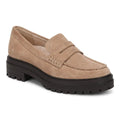 Georgia Lug Sole Loafer Desert Sand Suede