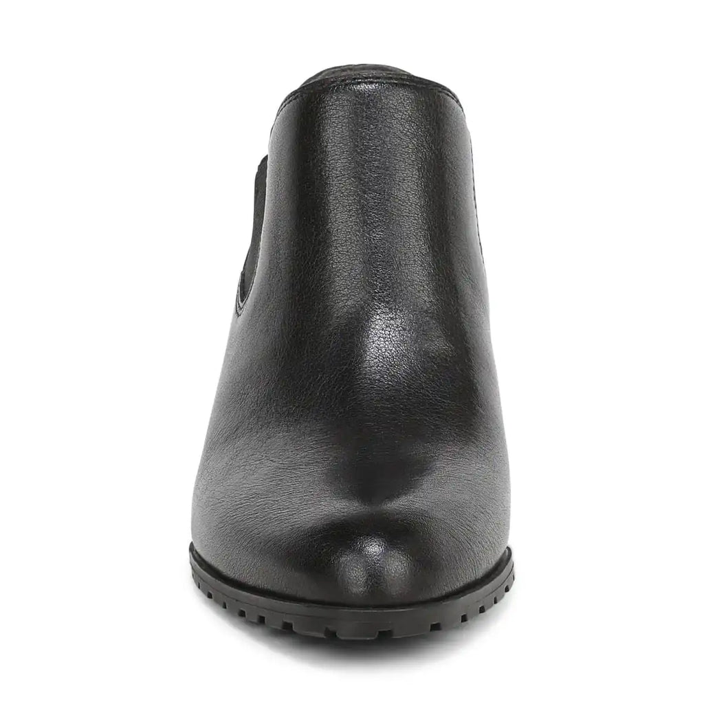 Bethany Heeled Ankle Boot Black Leather