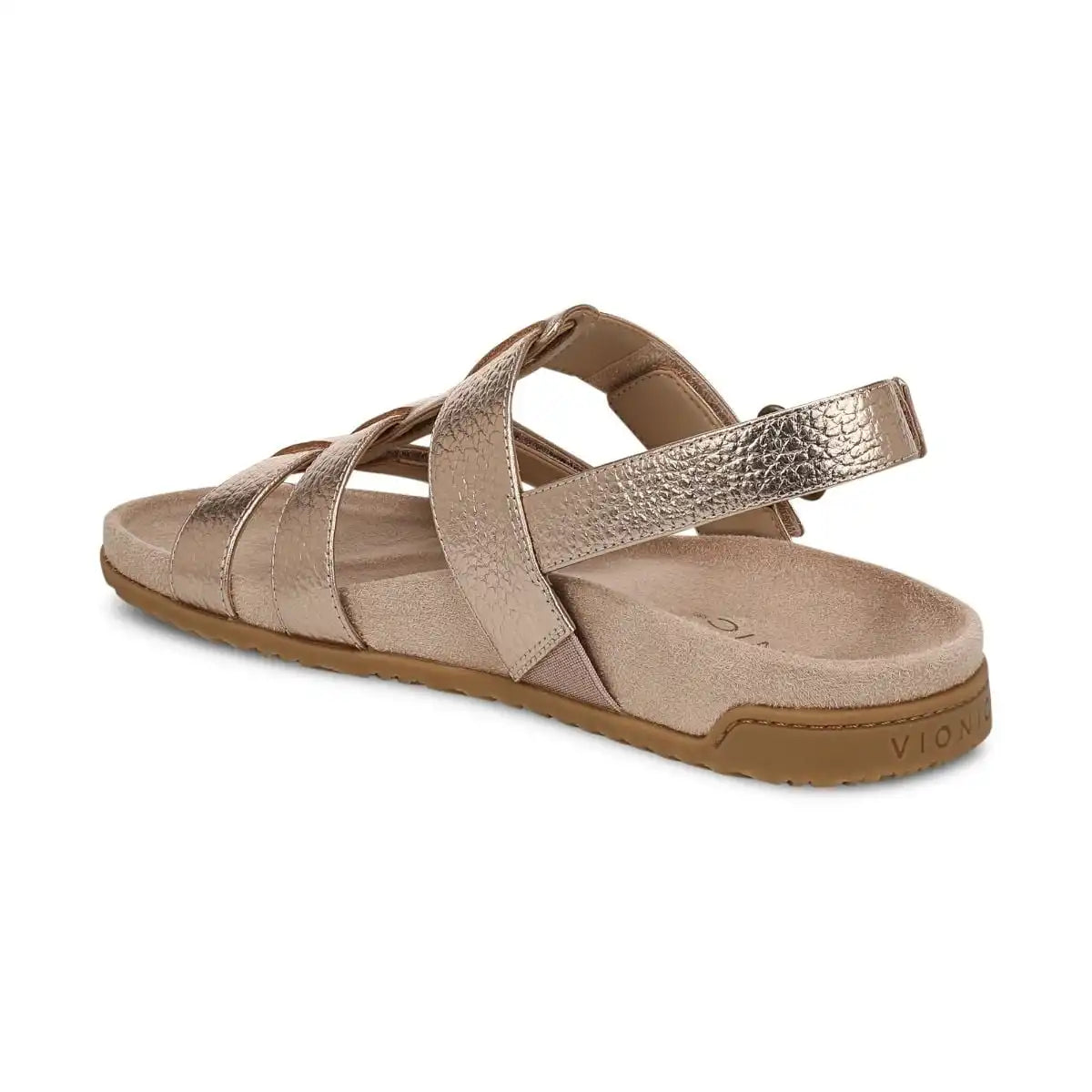 Eureka Strappy Sandal Bronze Leather