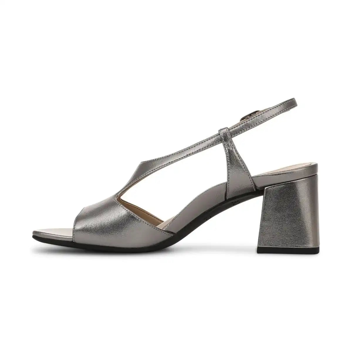 Raquel Heeled Sandal Cream Snake Print Leather