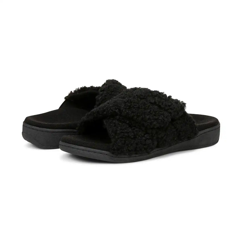 Relax II Slippers Black Shearling