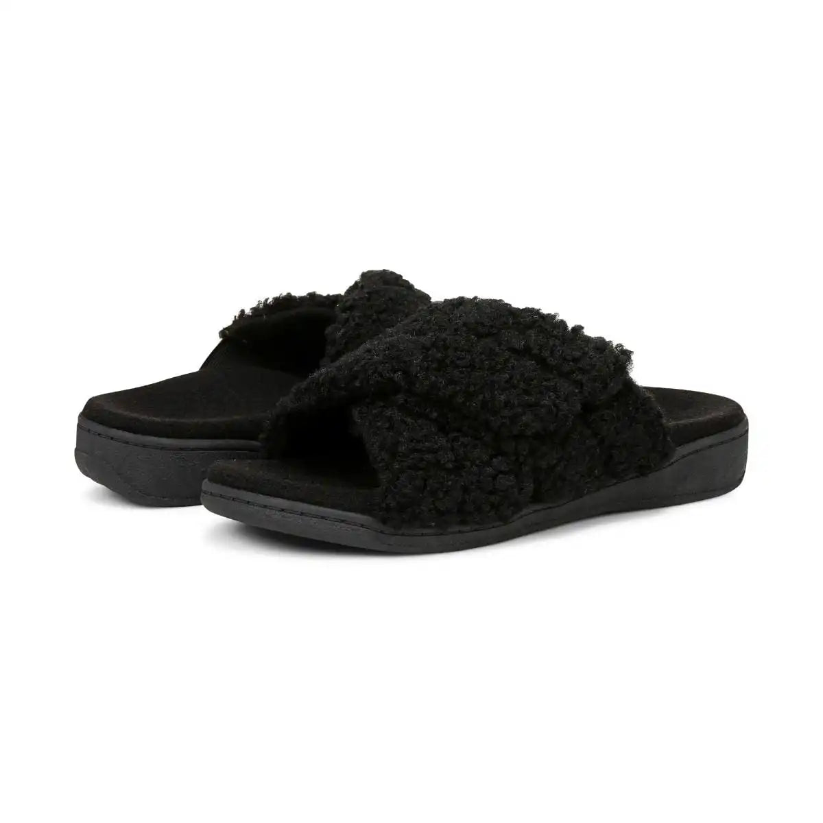 Relax II Slippers Black Shearling