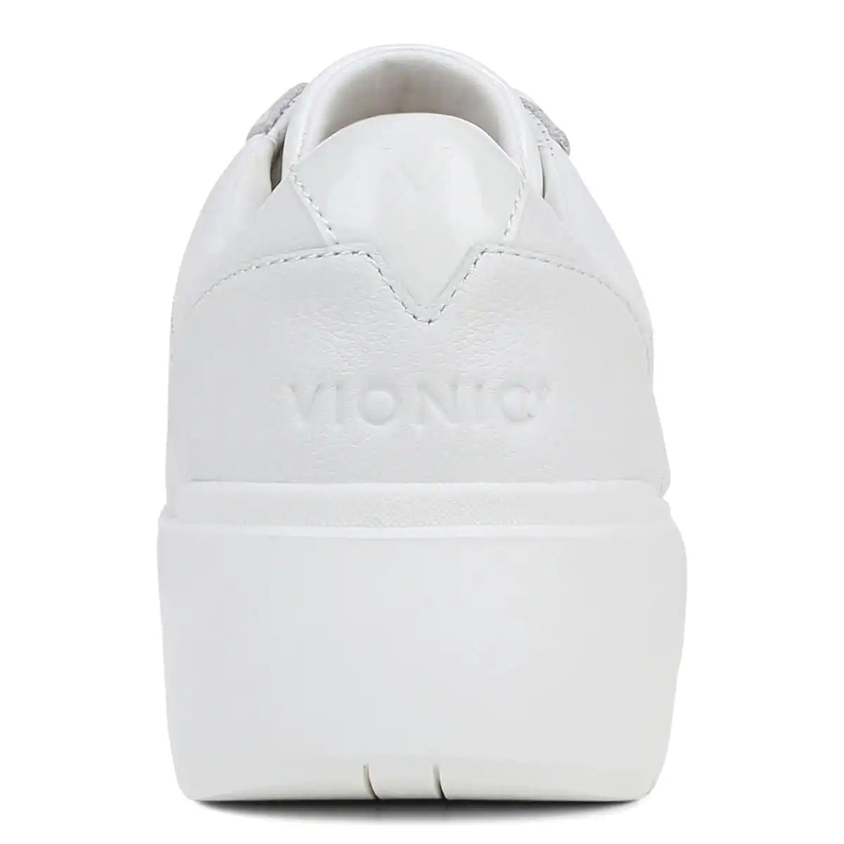 Kearny Platform Lace Up Sneaker White Leather