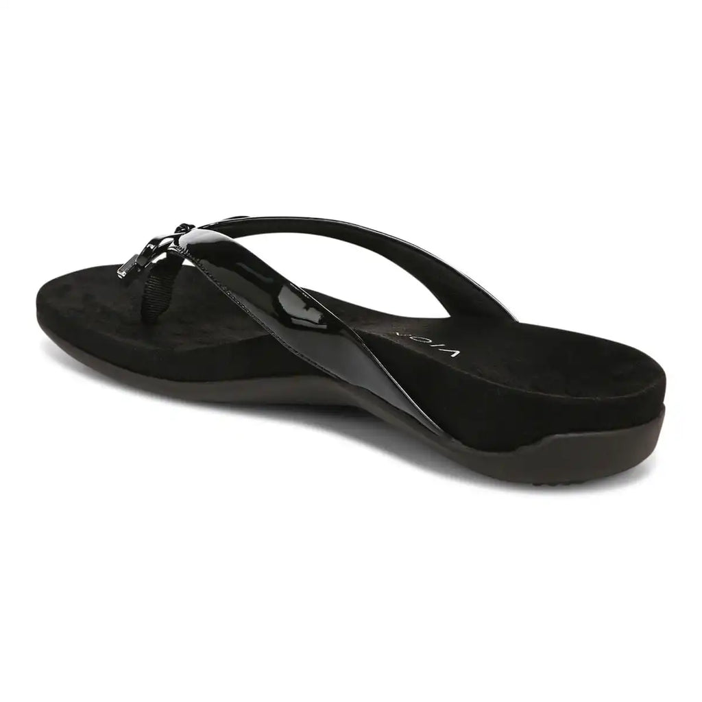Bella Toe Post Sandal Black