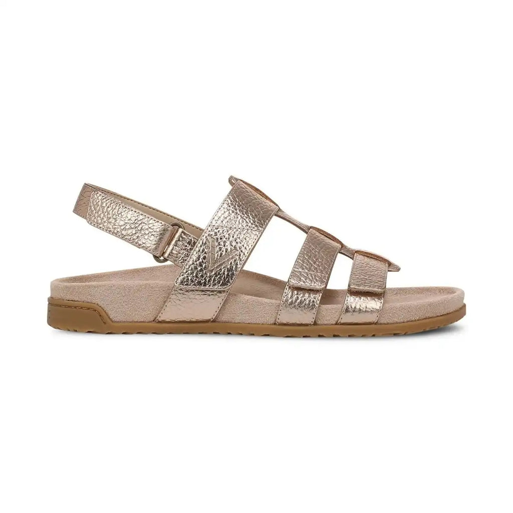 Eureka Strappy Sandal Bronze Leather