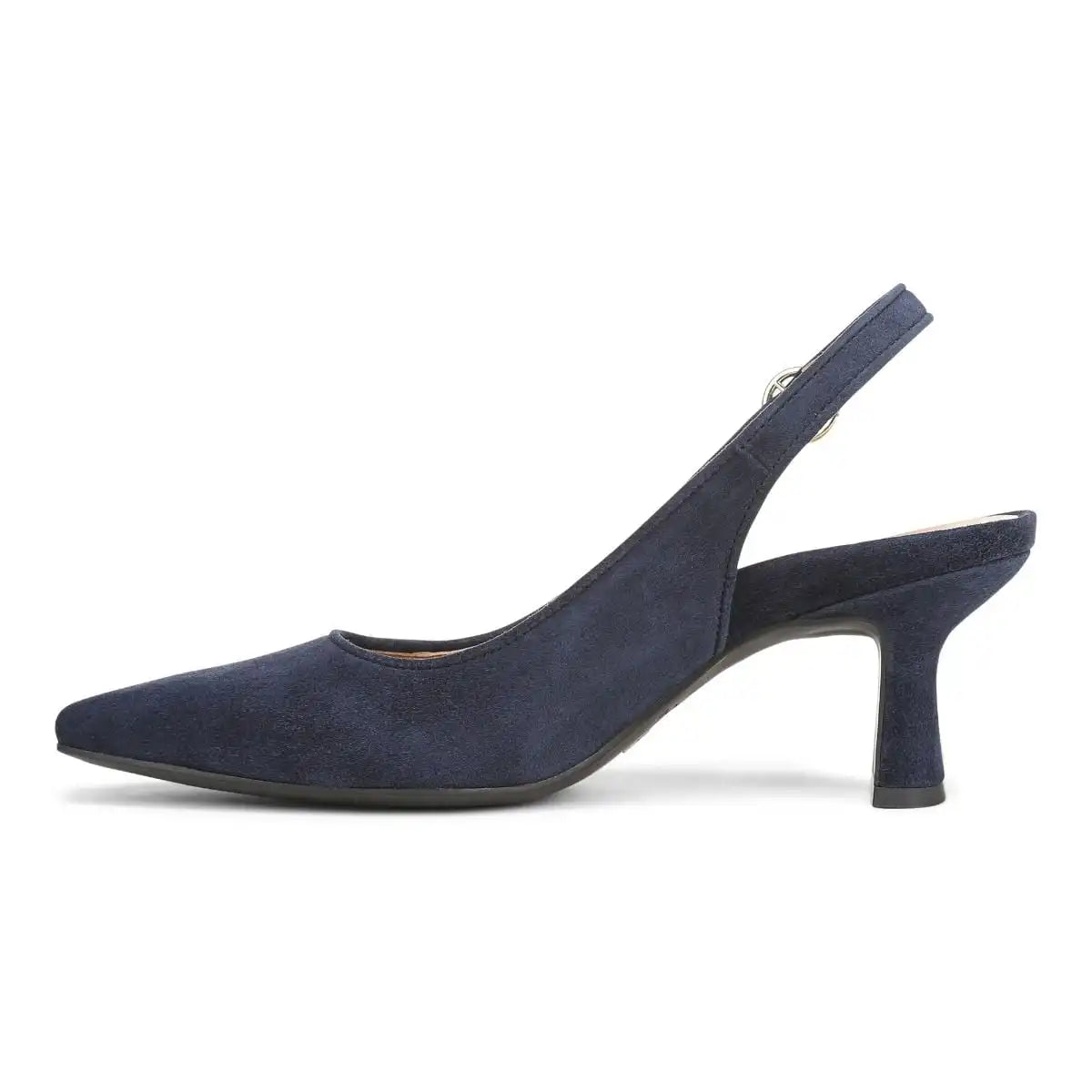 Perris Slingback Heel French Navy Suede
