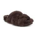Peppa Open Toe Slipper Dark Brown