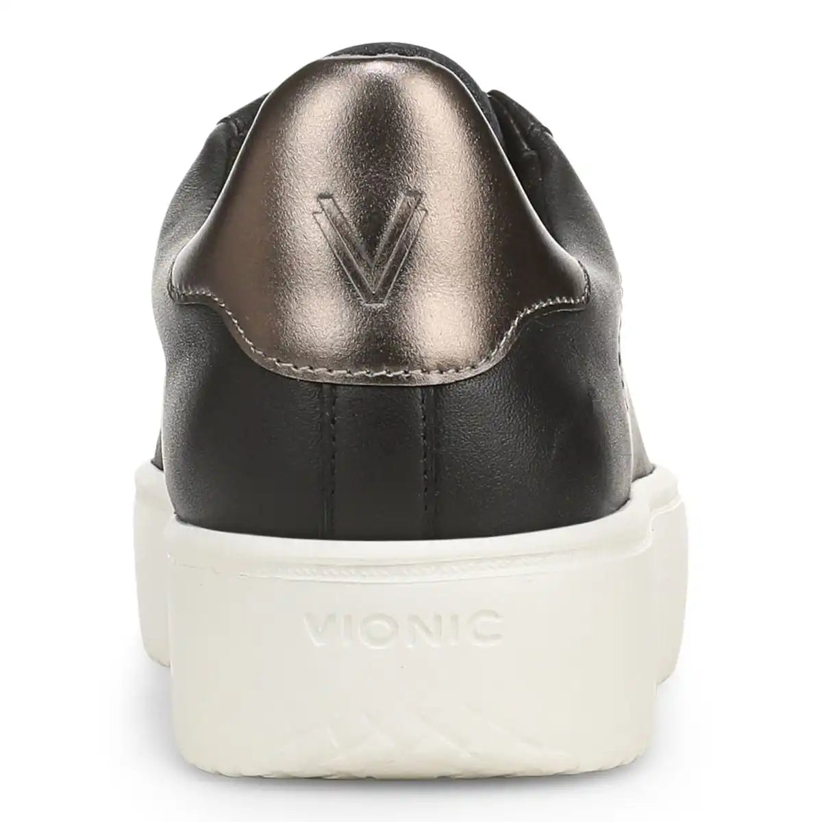 Emilia Platform Sneaker Black Leather