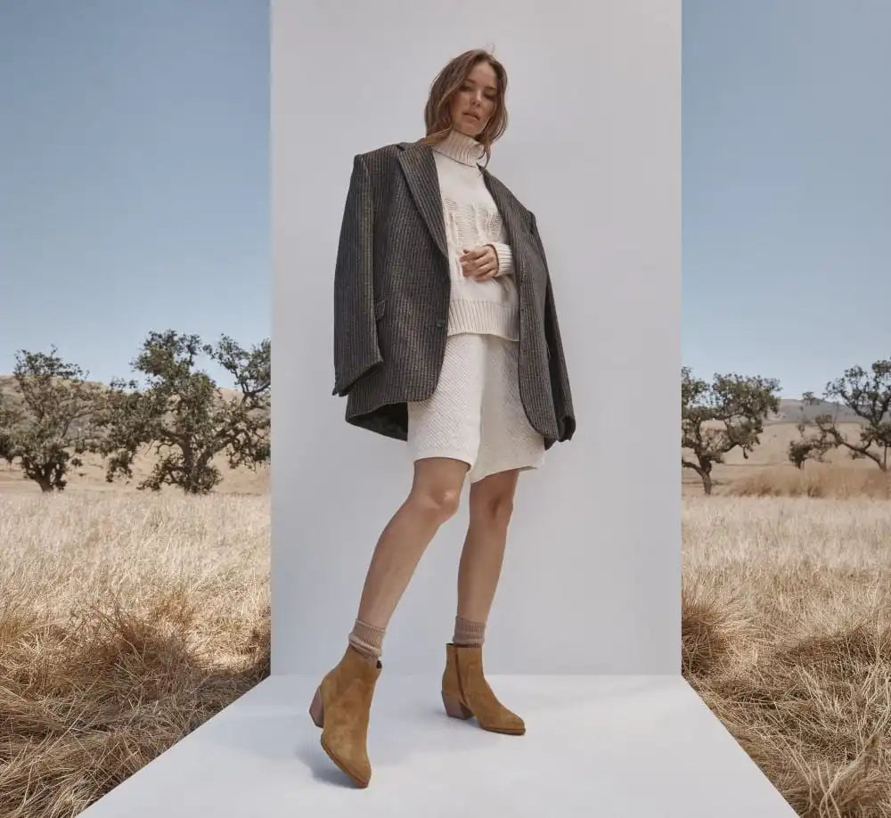 Bianca Ankle Boot Baked Clay Leather