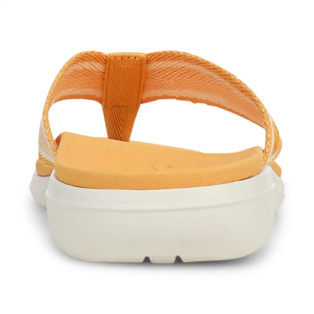 Beach Indigo Toe Post Sandal Amber Yellow Multi
