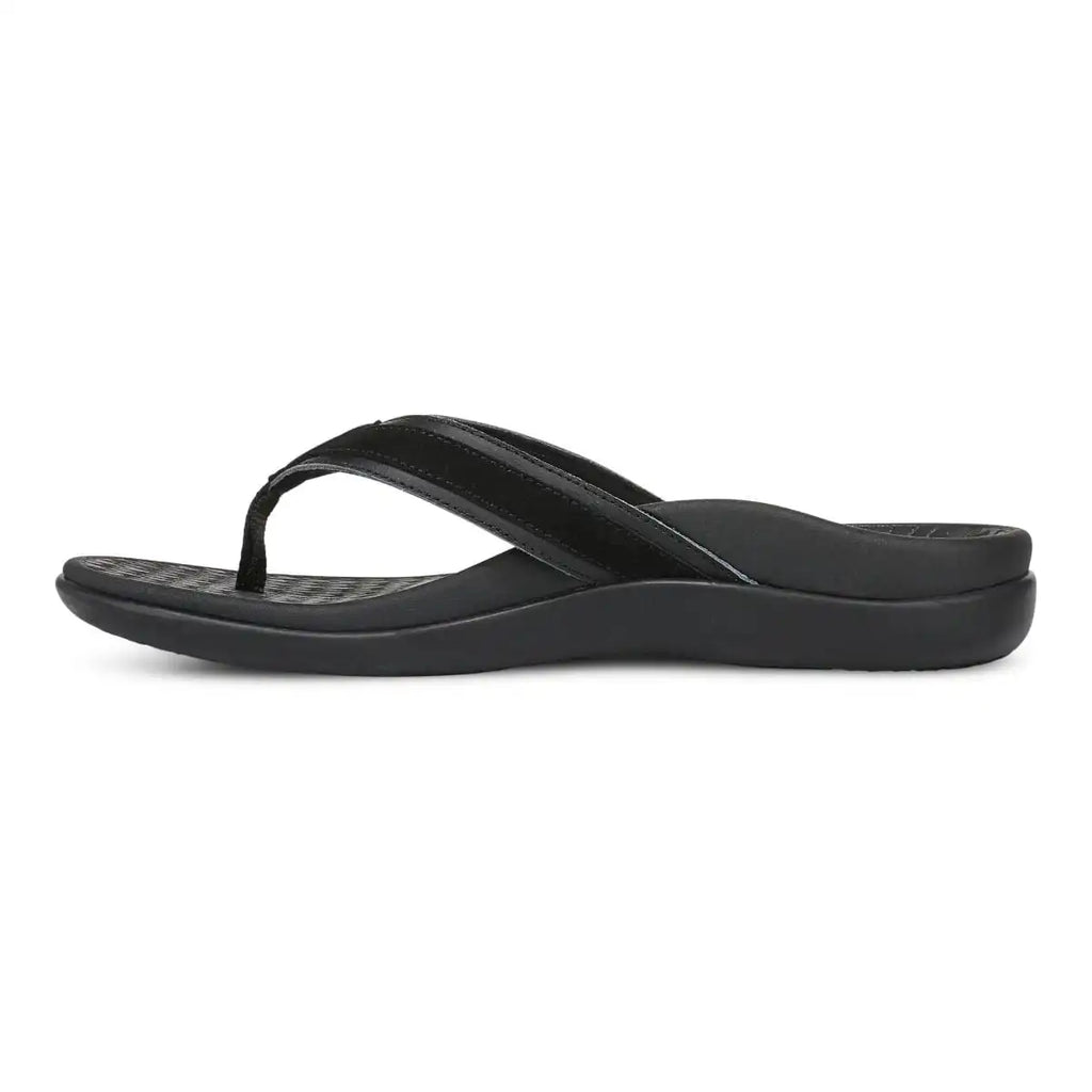 Tide 2.0 Toe Post Sandal Black Suede