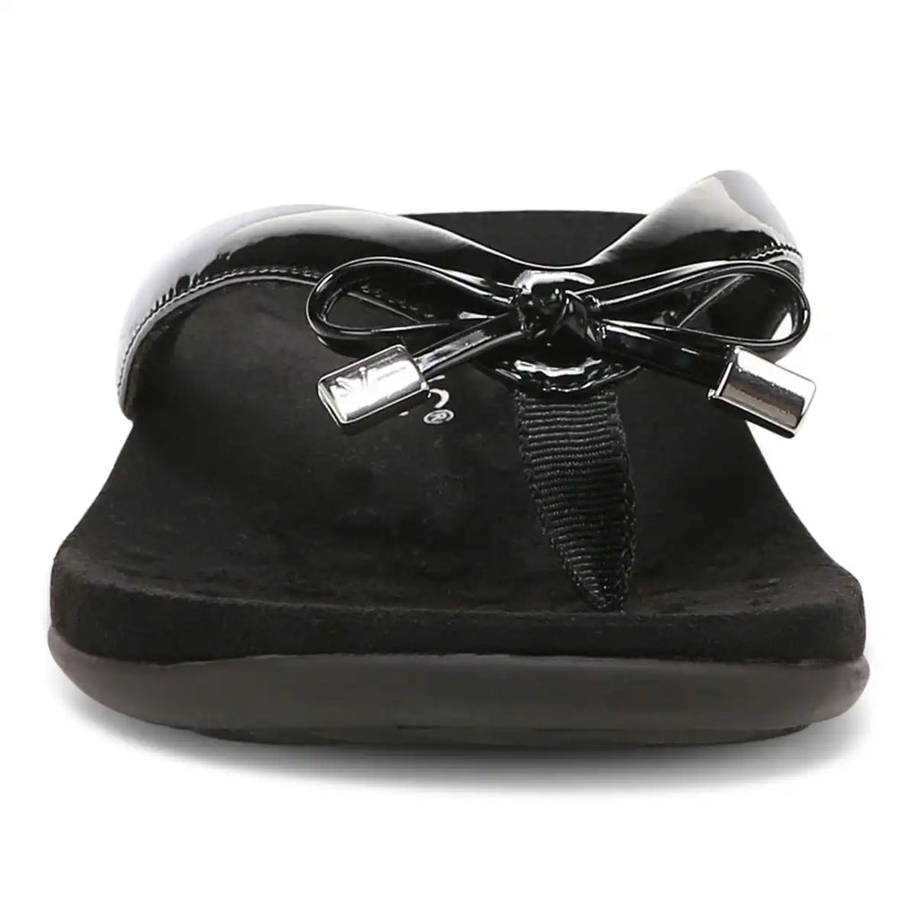 Bella Toe Post Sandal Black