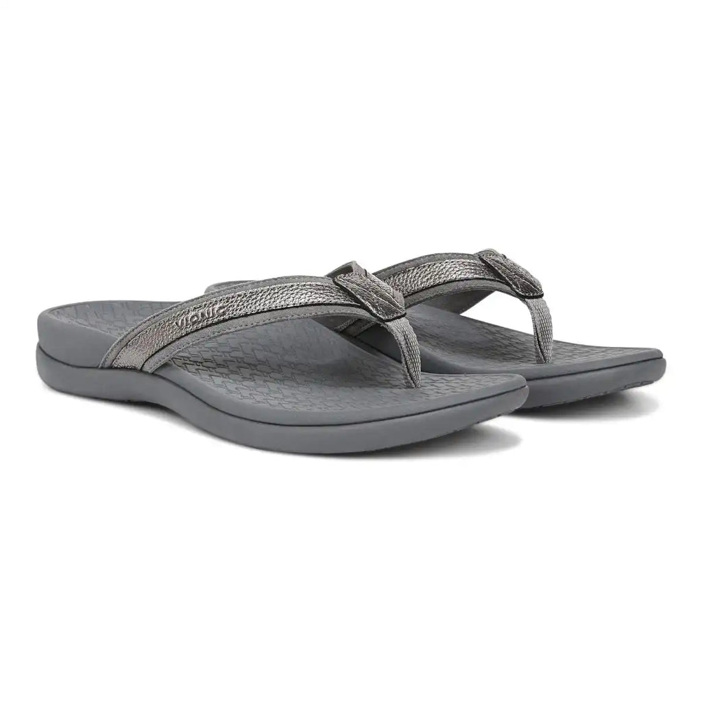 Tide 2.0 Toe Post Sandal Pewter Leather