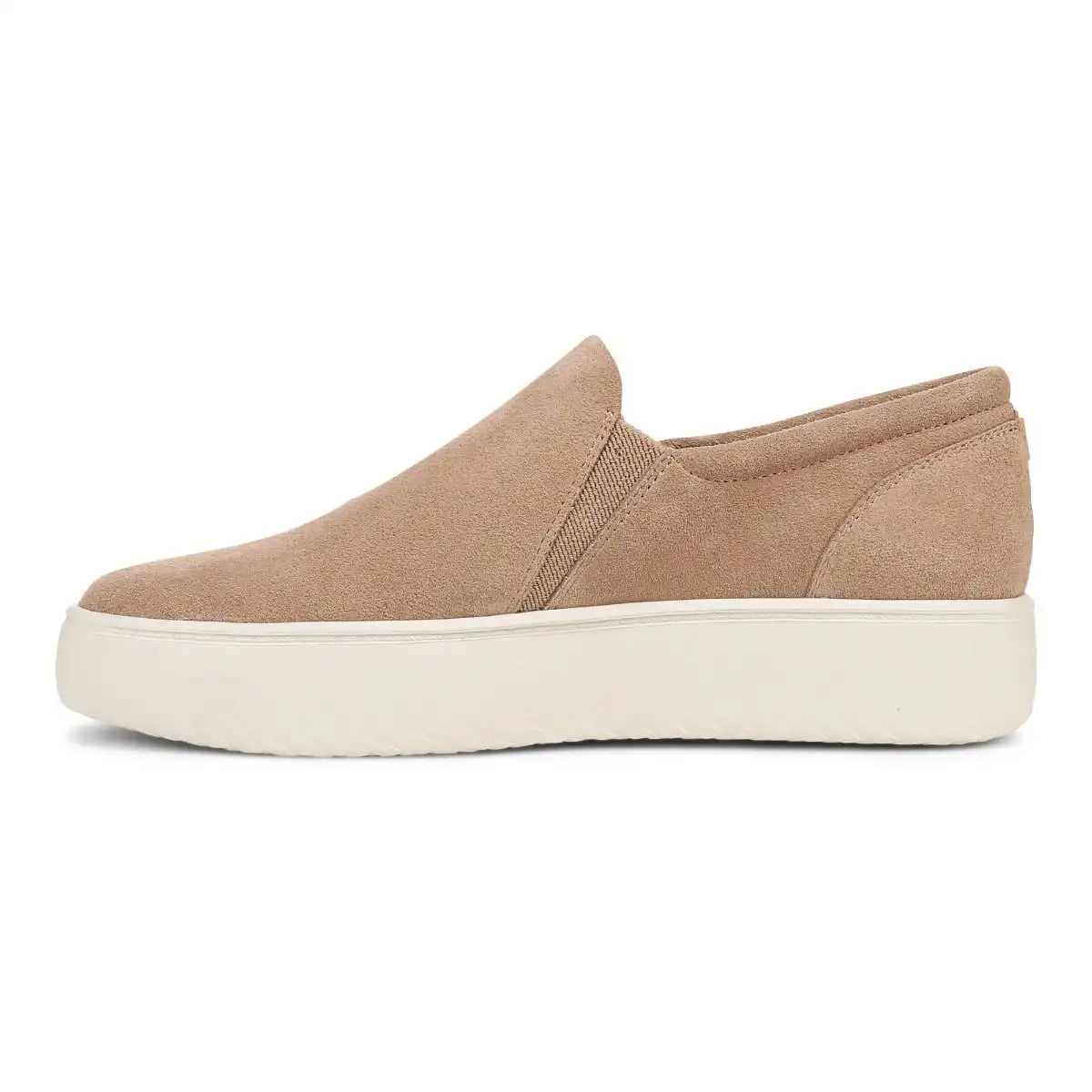 Ellen Platform Slip On Sneaker Desert Sand Suede