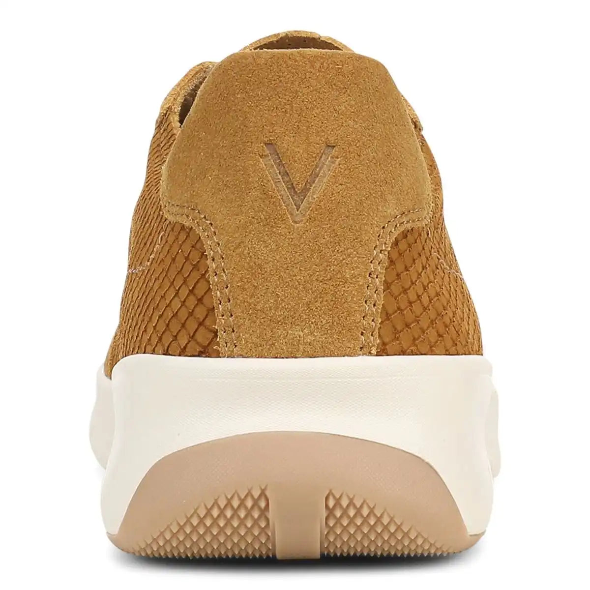 Uptown Sneaker Golden Brown Snake Embossed Nubuck