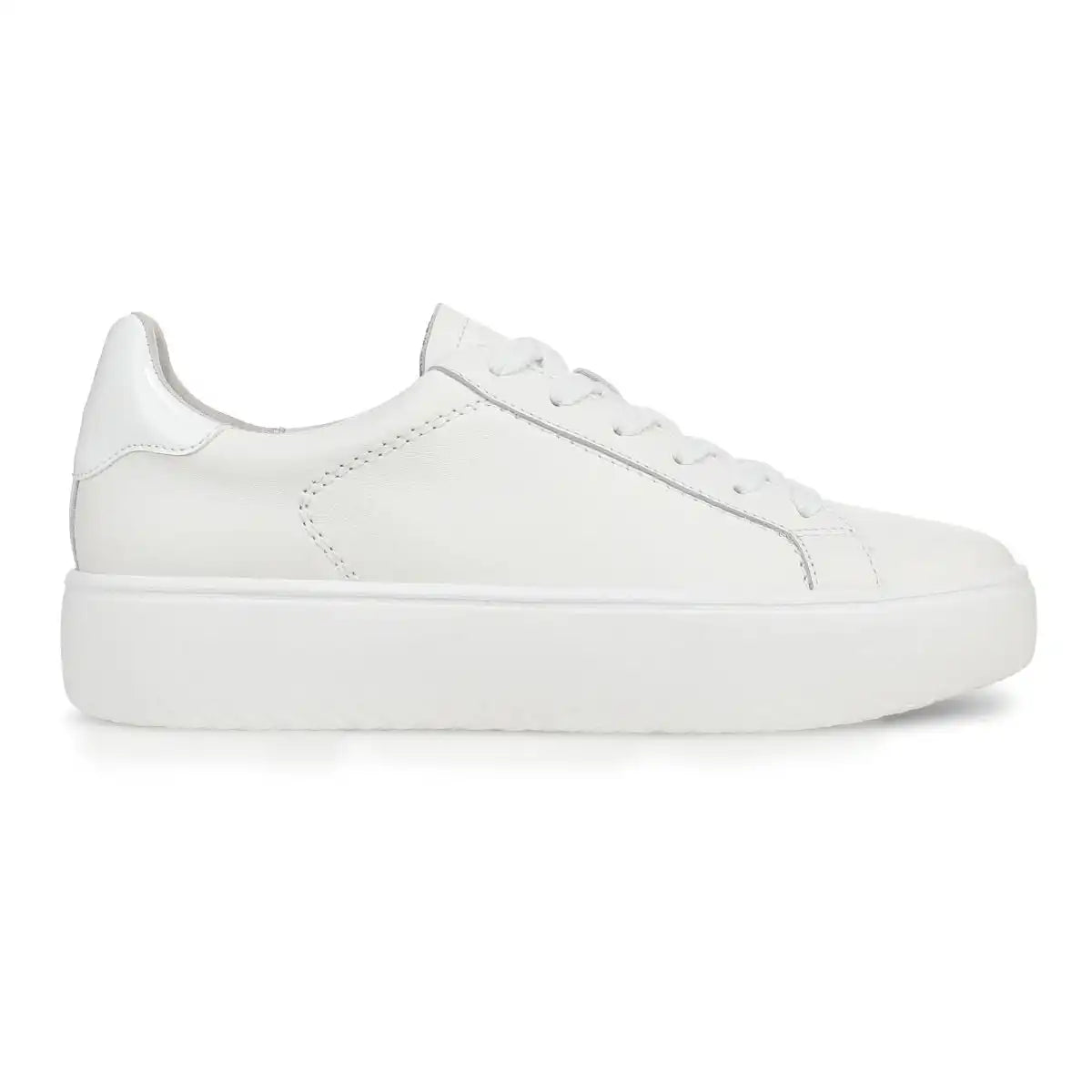 Emilia Platform Sneaker White Leather