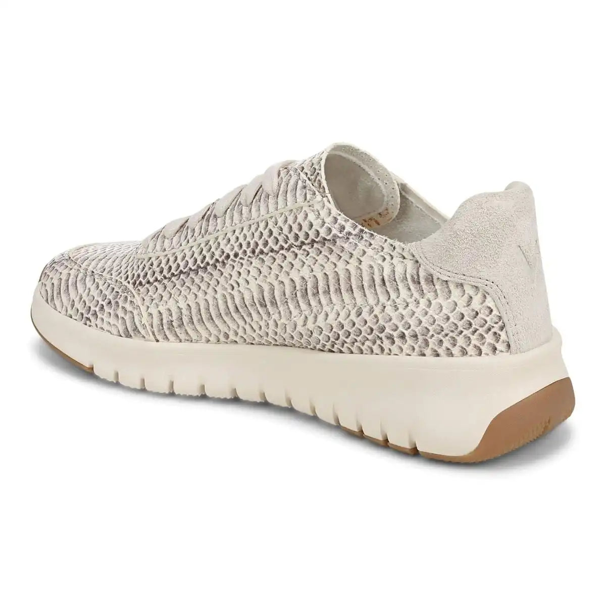 Uptown Sneaker Ivory Python Print Leather