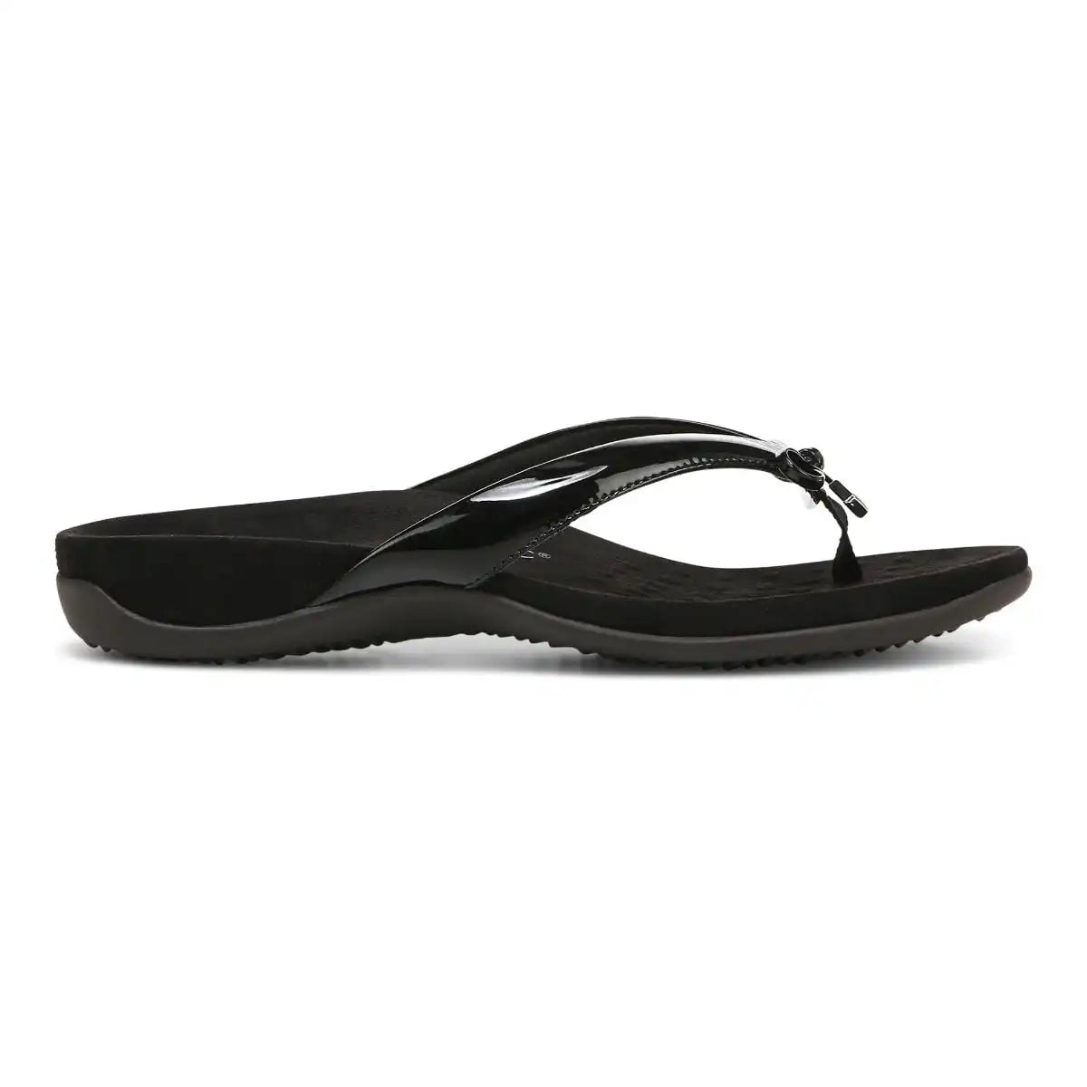 Bella Toe Post Sandal Black