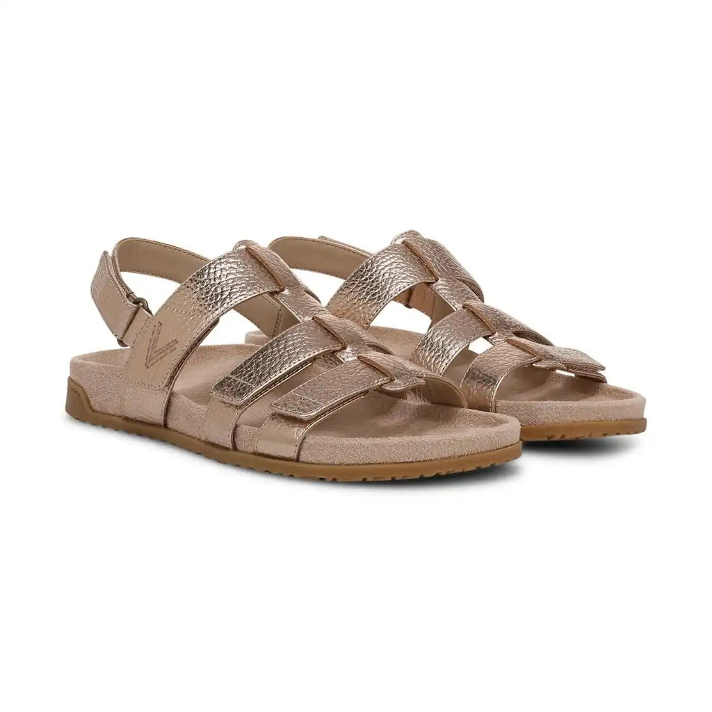 Eureka Strappy Sandal Bronze Leather