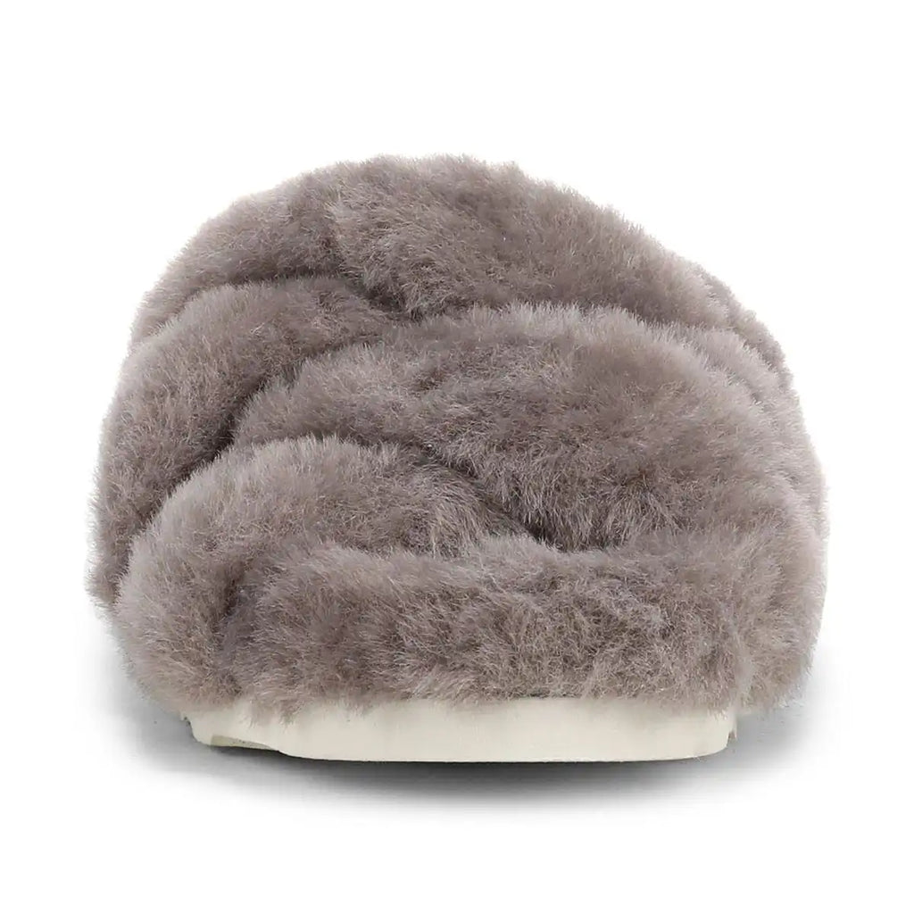 Peppa Open Toe Slipper Dark Grey