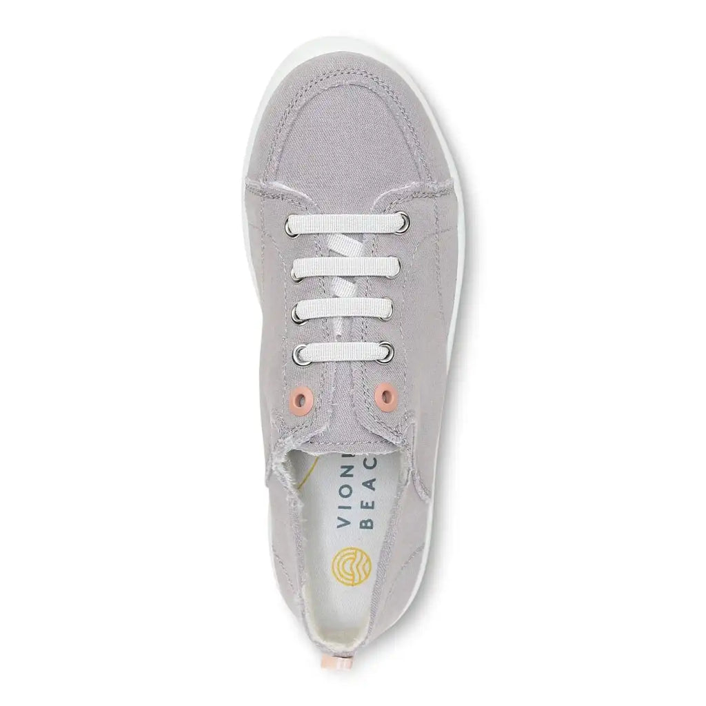 Beach Pismo Casual Sneaker: Canvas Light Grey Canvas