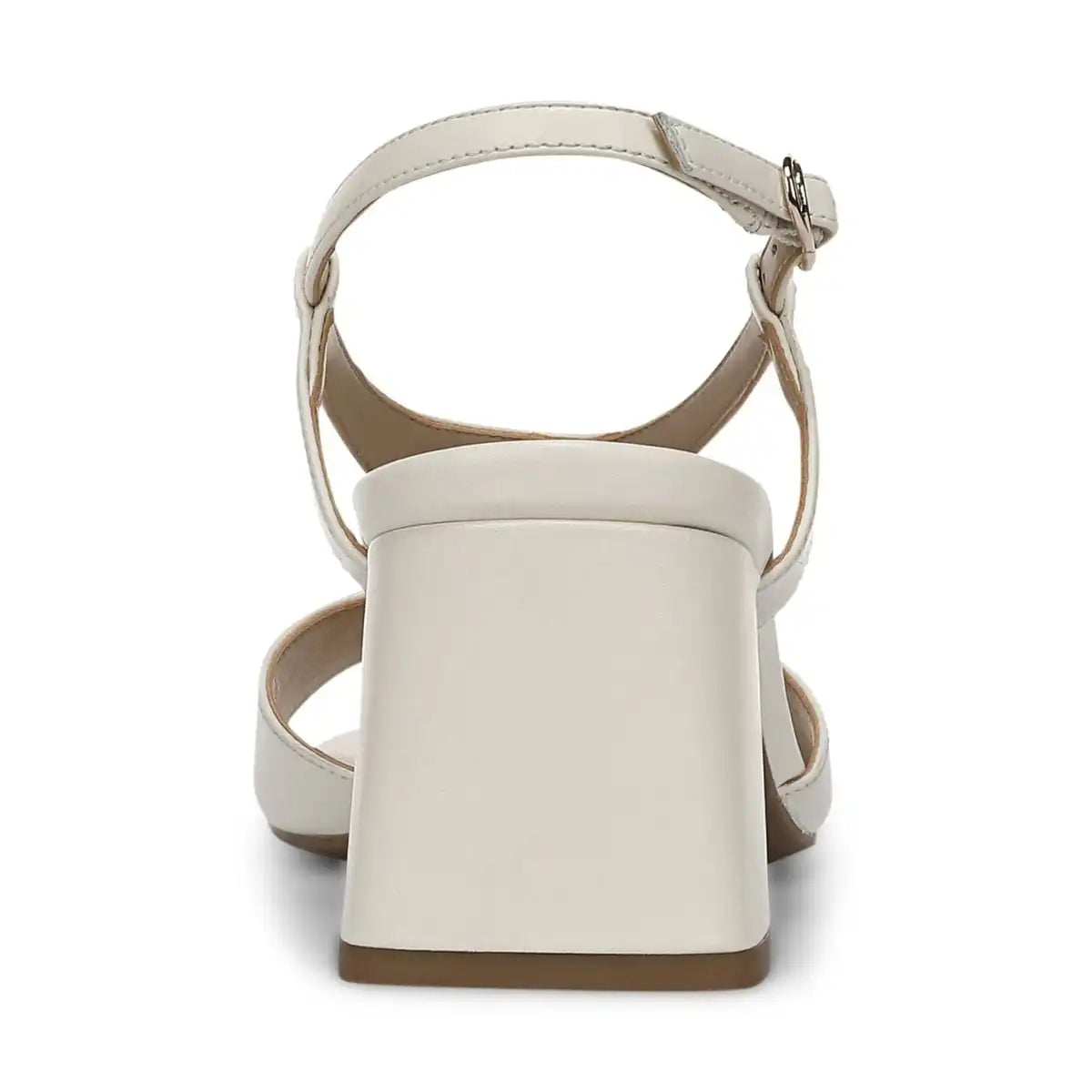 Raquel Heeled Sandal Ivory Leather