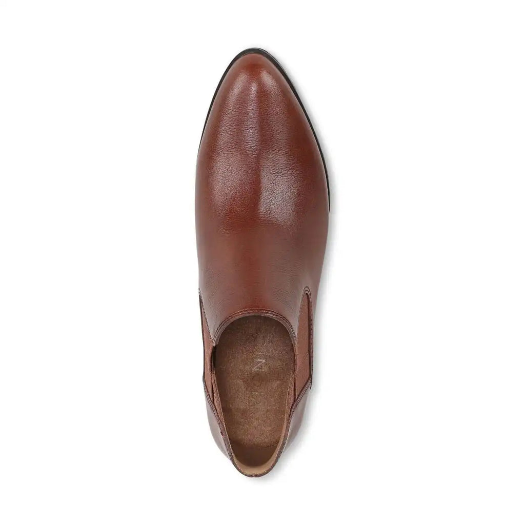 Bethany Heeled Ankle Boot Baked Clay Leather