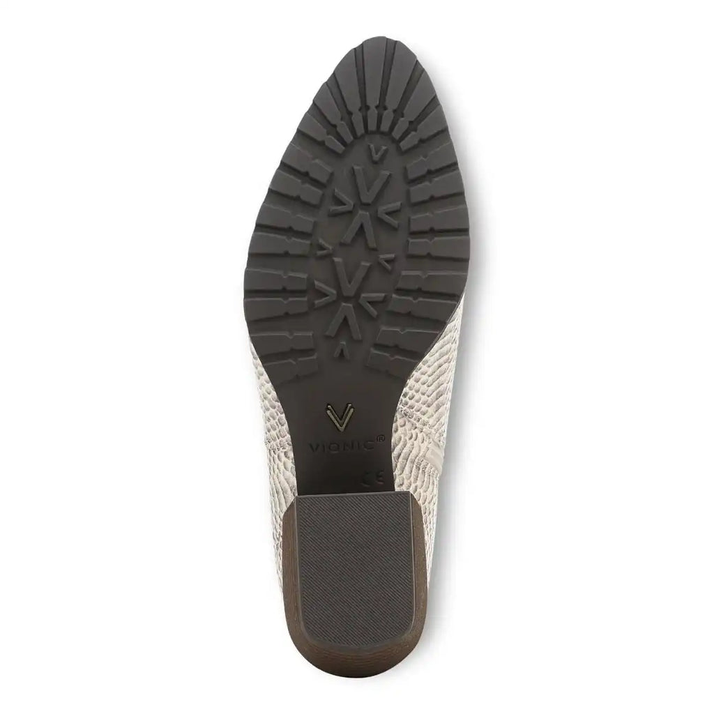 Bianca Ankle Boot Ivory Python Print Leather