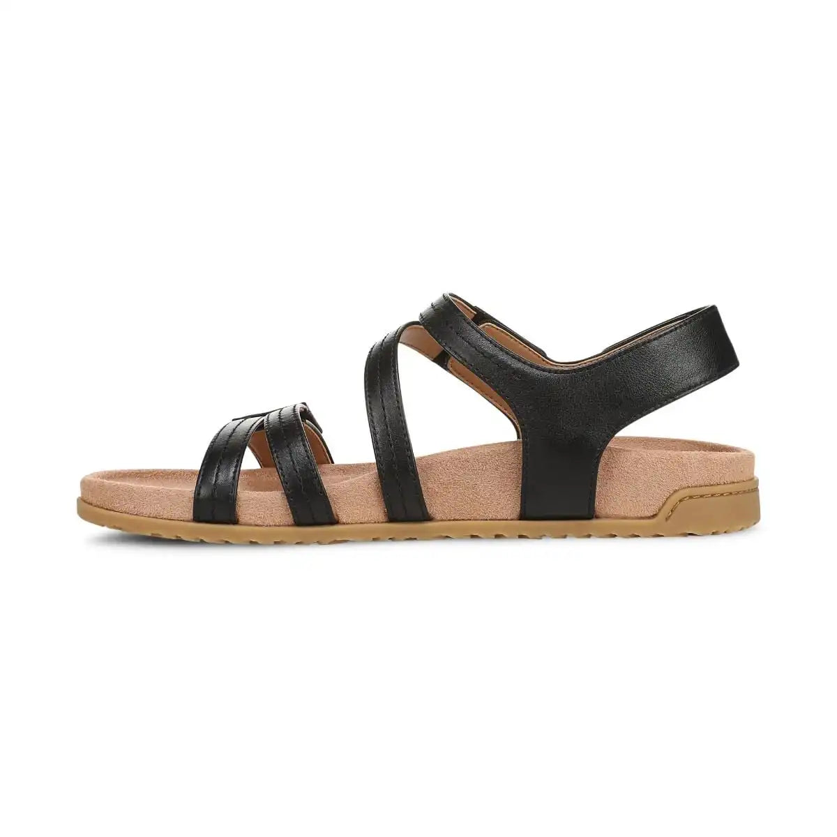 Essie Strappy Sandal Black Leather