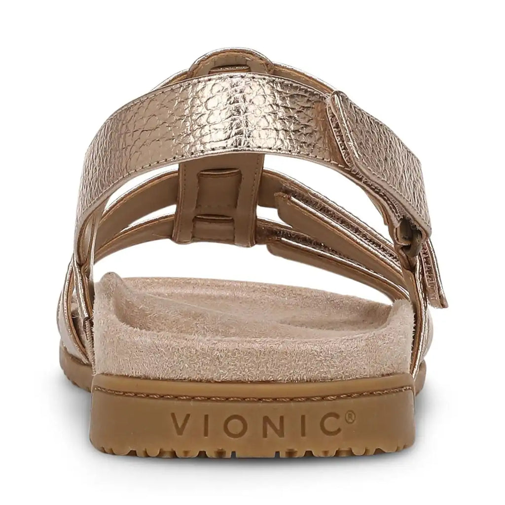 Eureka Strappy Sandal Bronze Leather