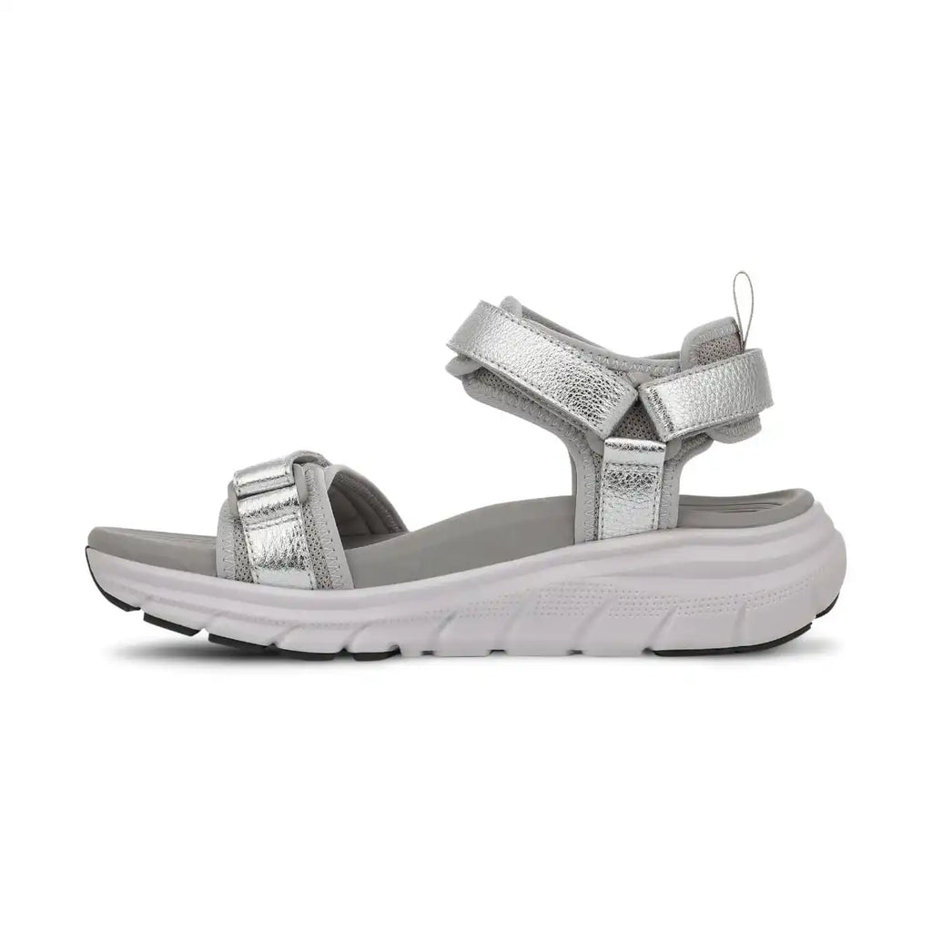Walk Max Wanderer Sandal Silver Leather