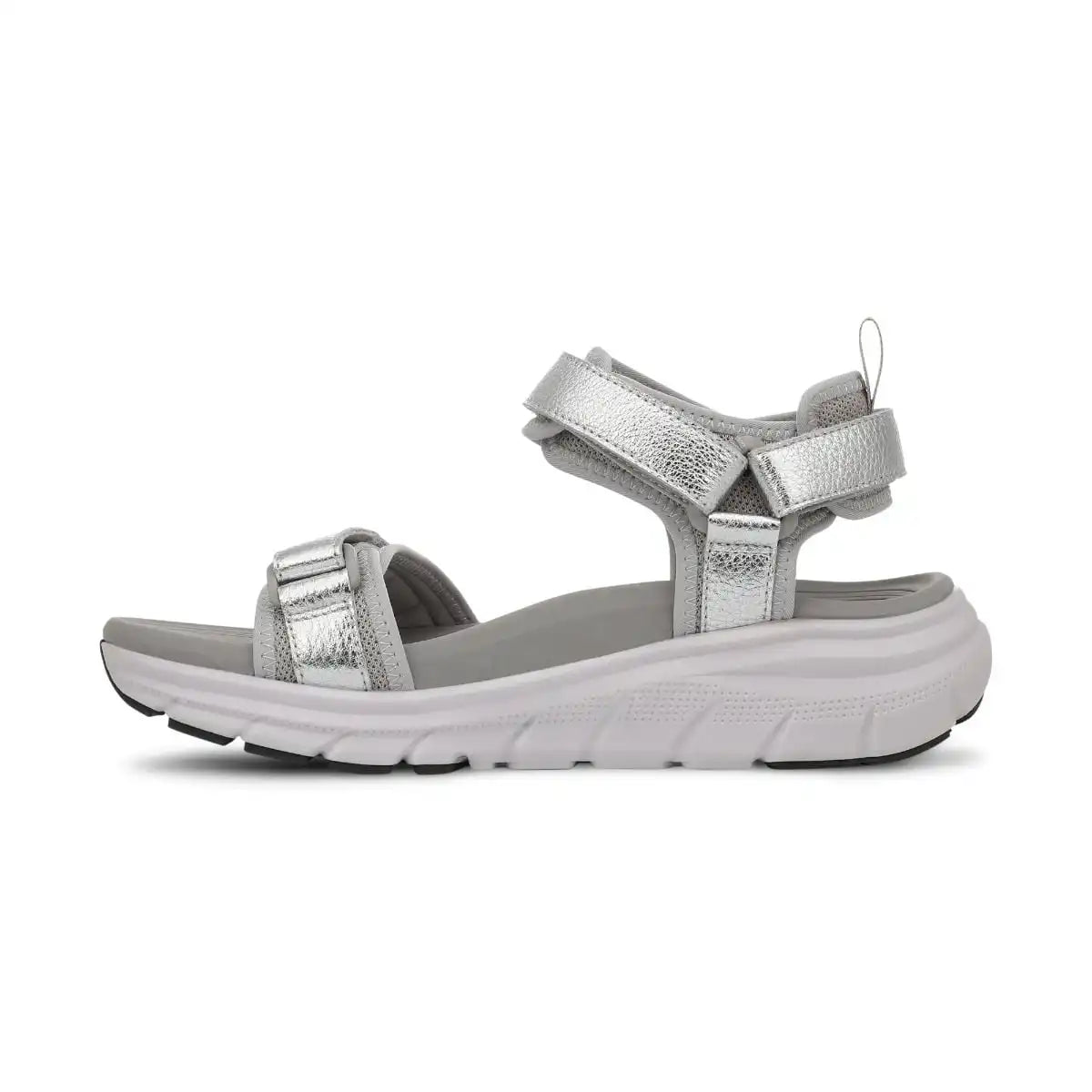 Walk Max Wanderer Sandal Silver Leather