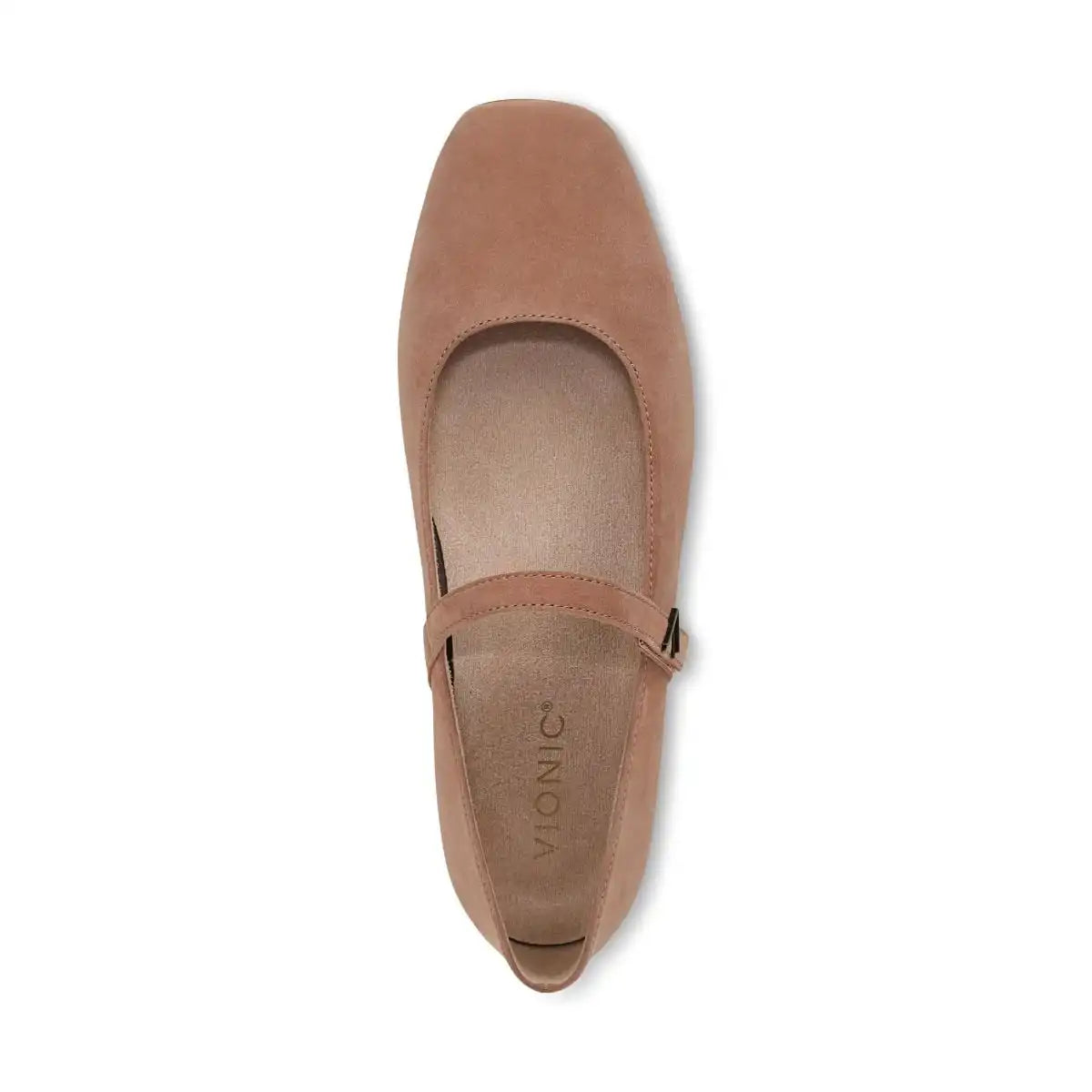 Alameda Mary Jane Flat Mocha Mousse Suede