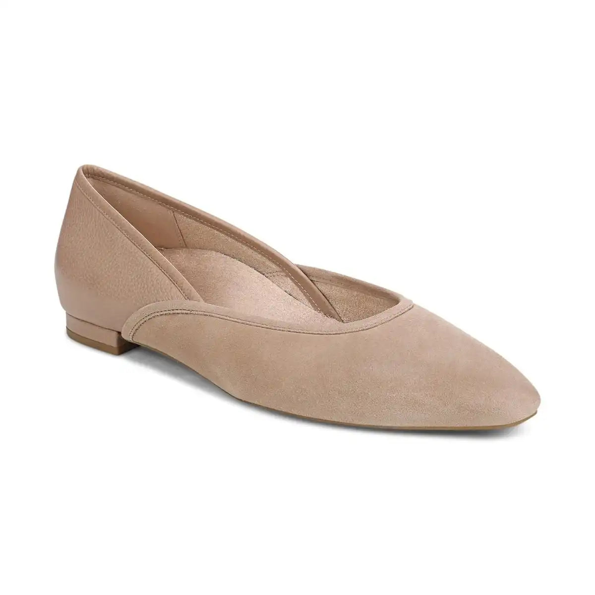 Gracia Ballet Flat Gunmetal Leather