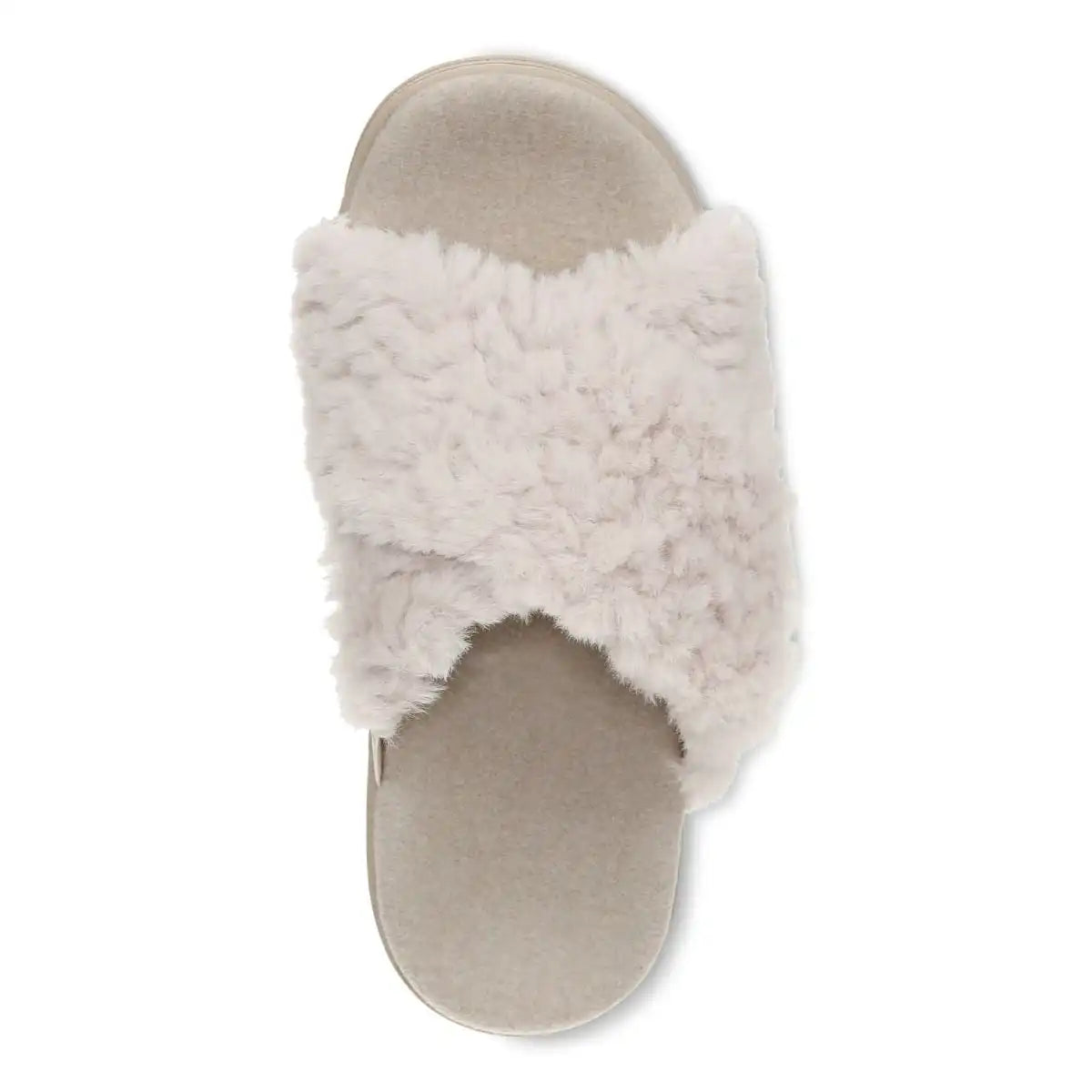 Relax II Slippers Off White Fur