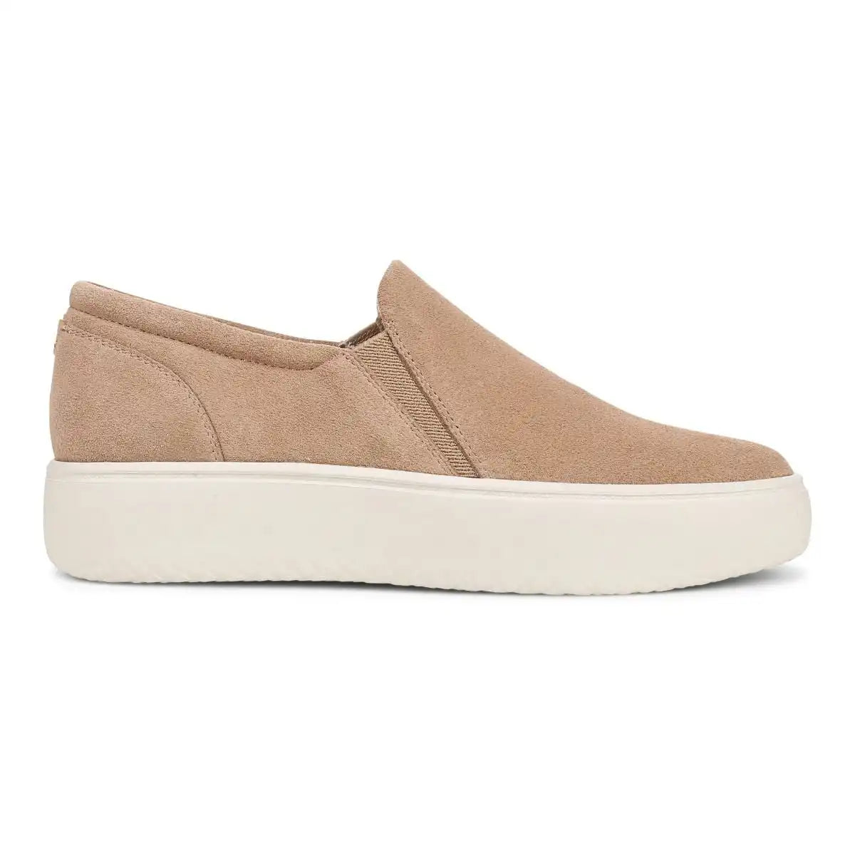 Ellen Platform Slip On Sneaker Desert Sand Suede