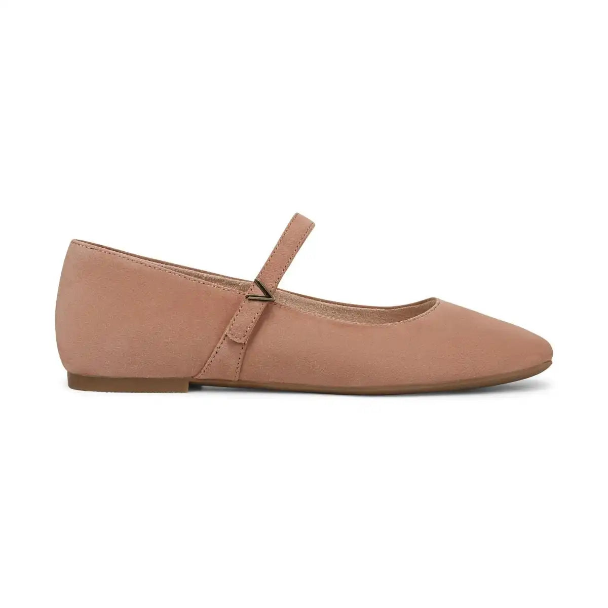 Alameda Mary Jane Flat Mocha Mousse Suede