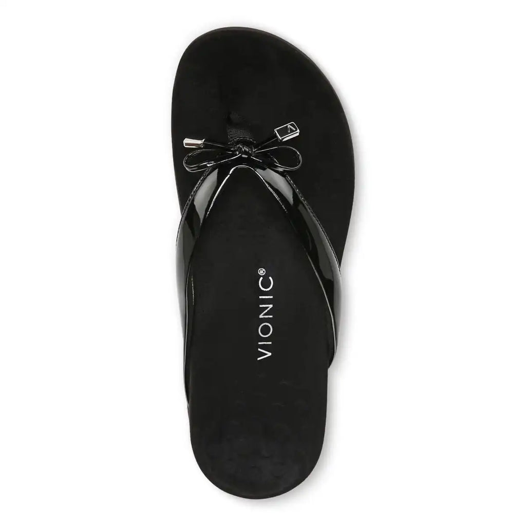 Bella Toe Post Sandal Black