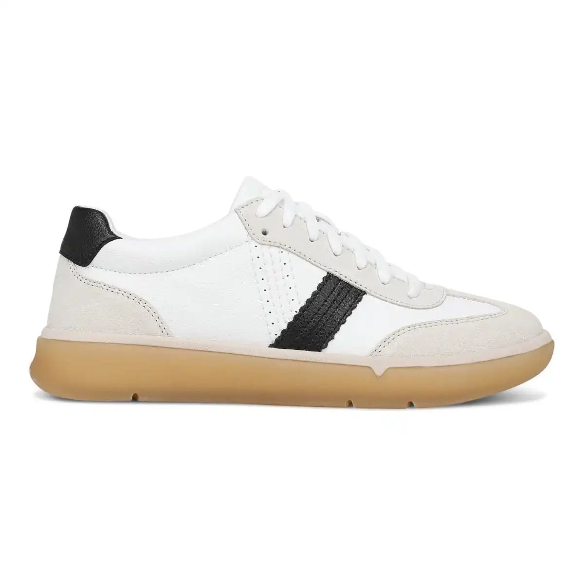 City Walk Sneaker White Black Leather
