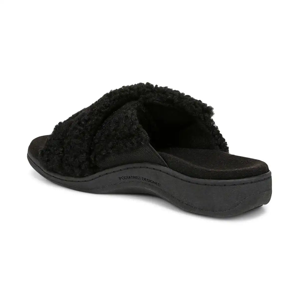 Relax II Slippers Black Shearling
