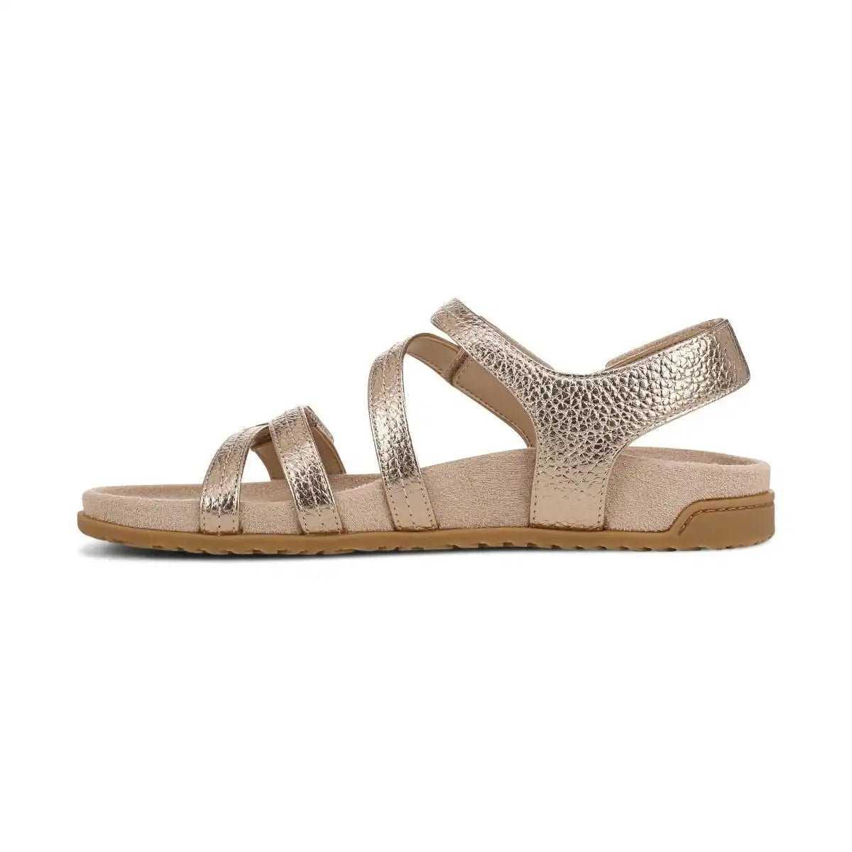 Essie Strappy Sandal Bronze Leather