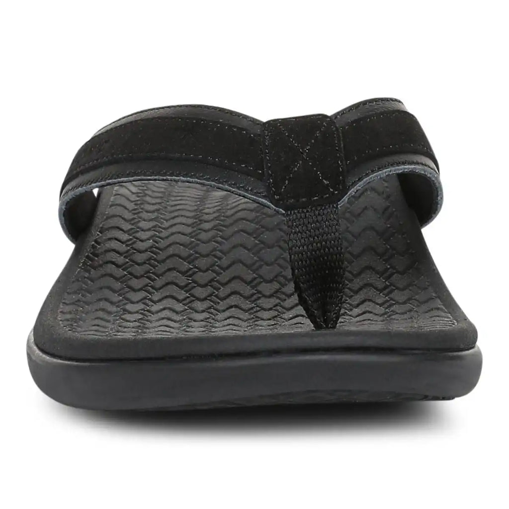 Tide 2.0 Toe Post Sandal Black Suede
