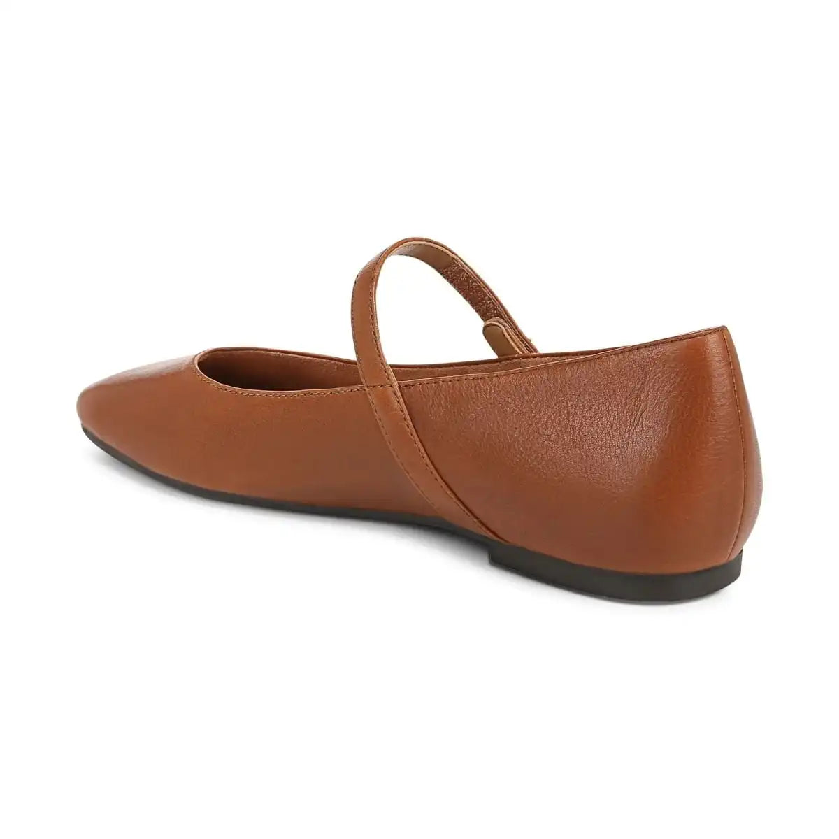 Alameda Mary Jane Flat Tan Leather