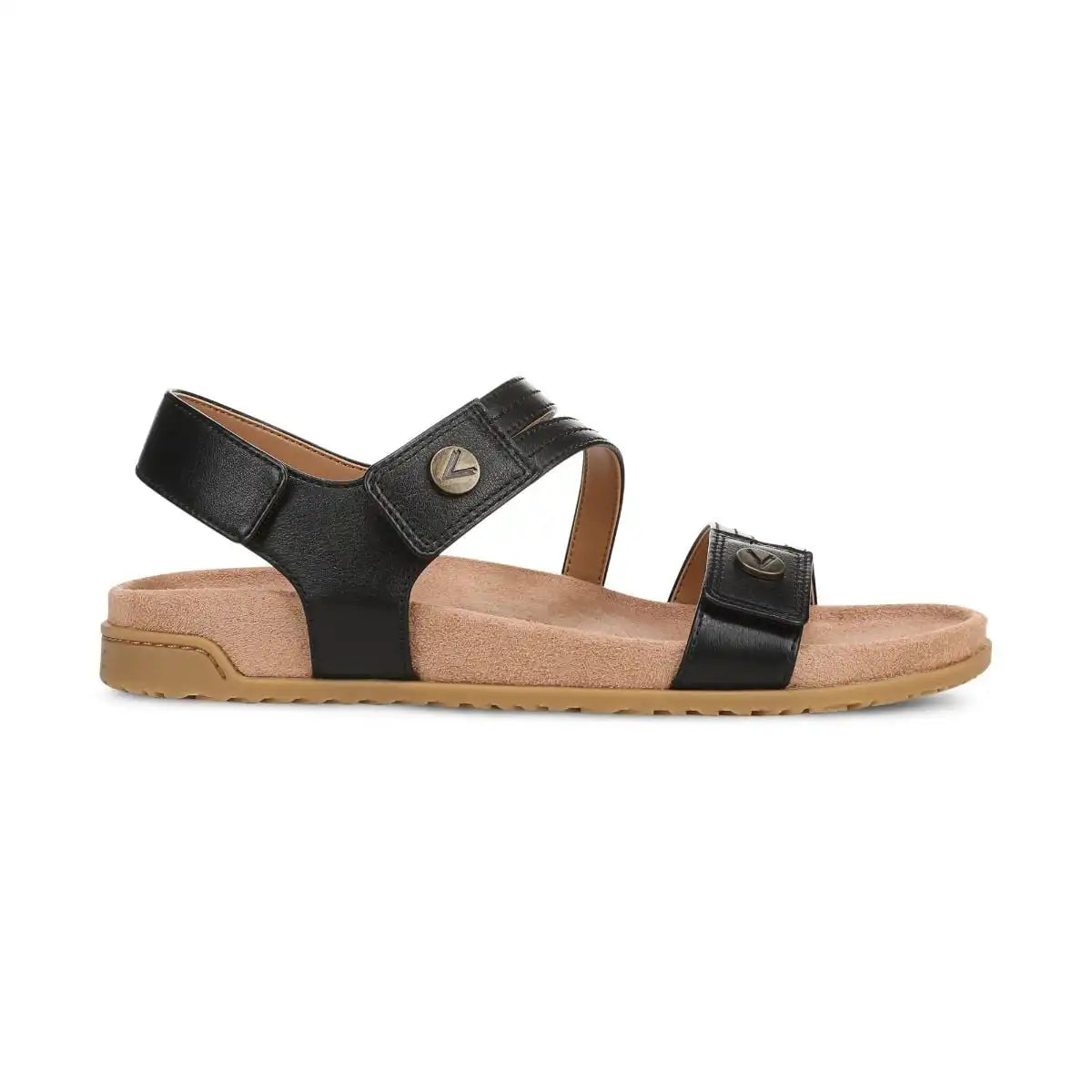 Essie Strappy Sandal Black Leather