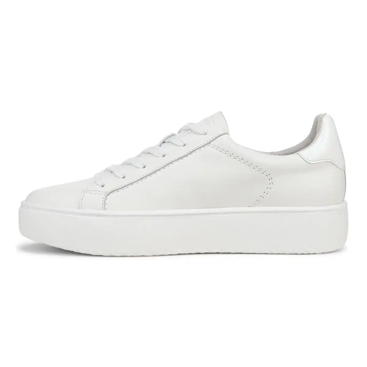 Emilia Platform Sneaker White Leather