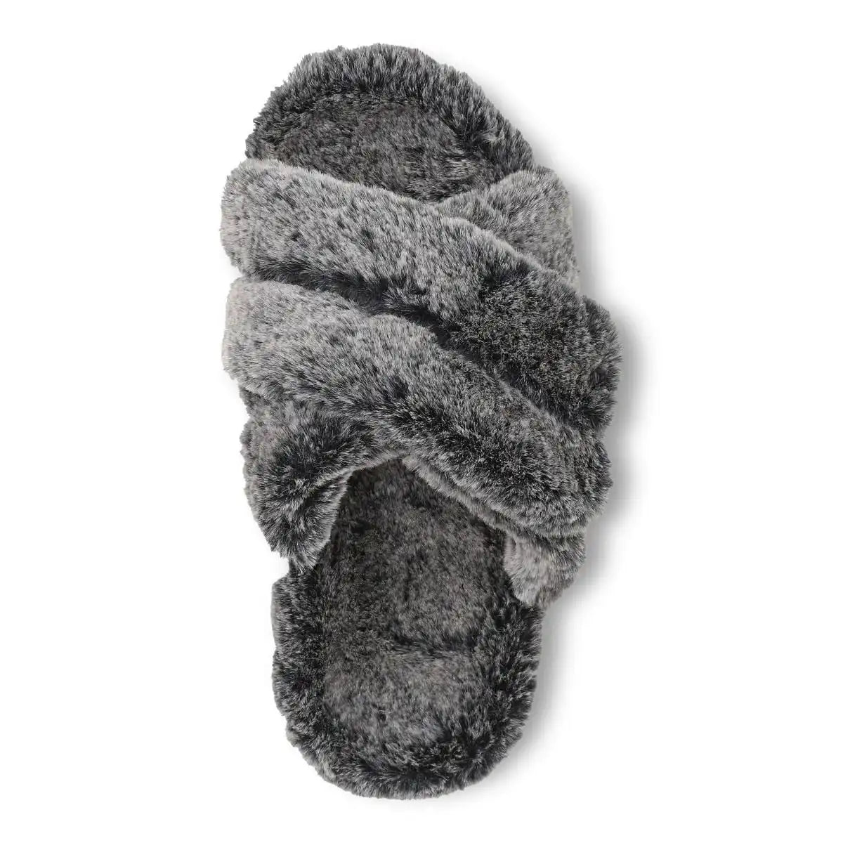 Relax II Slippers Dark Grey Fur