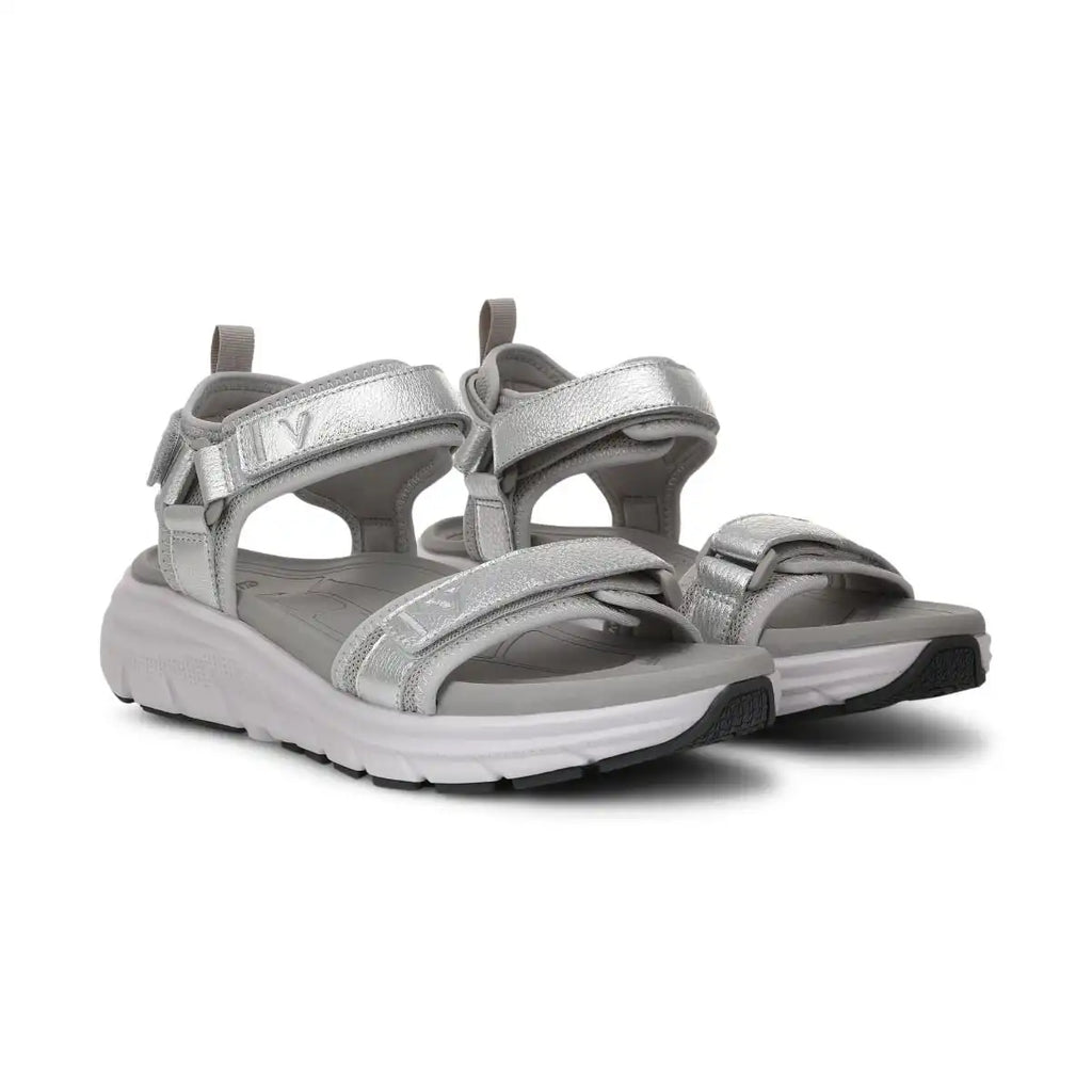 Walk Max Wanderer Sandal Silver Leather