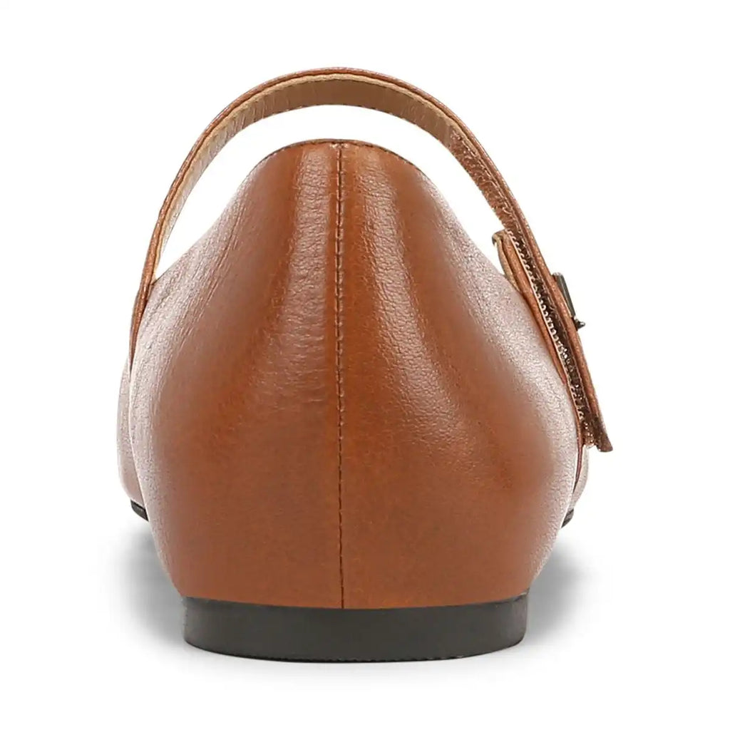 Alameda Mary Jane Flat Tan Leather